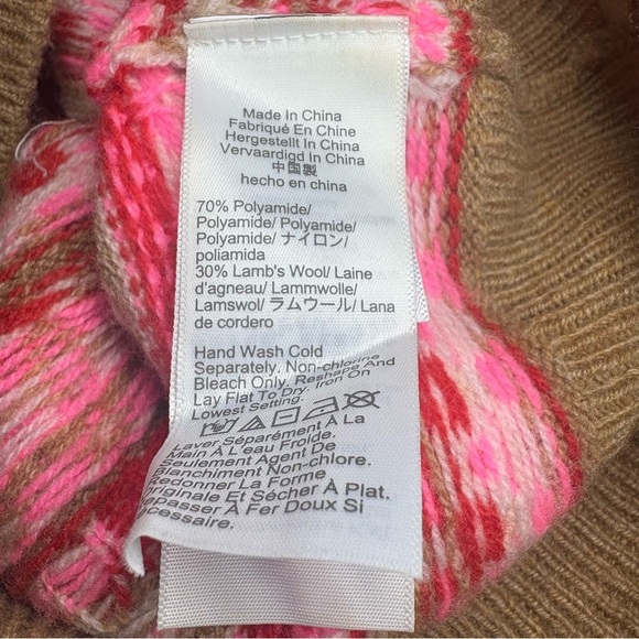 J Crew Shrunken Fair Isle Crewneck Sweater size XS - Picture 5 of 7